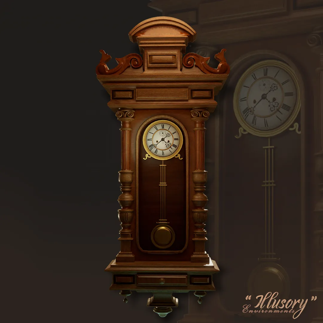 Victorian Clock, 3D · Prop · Victorian — image 2 of 4