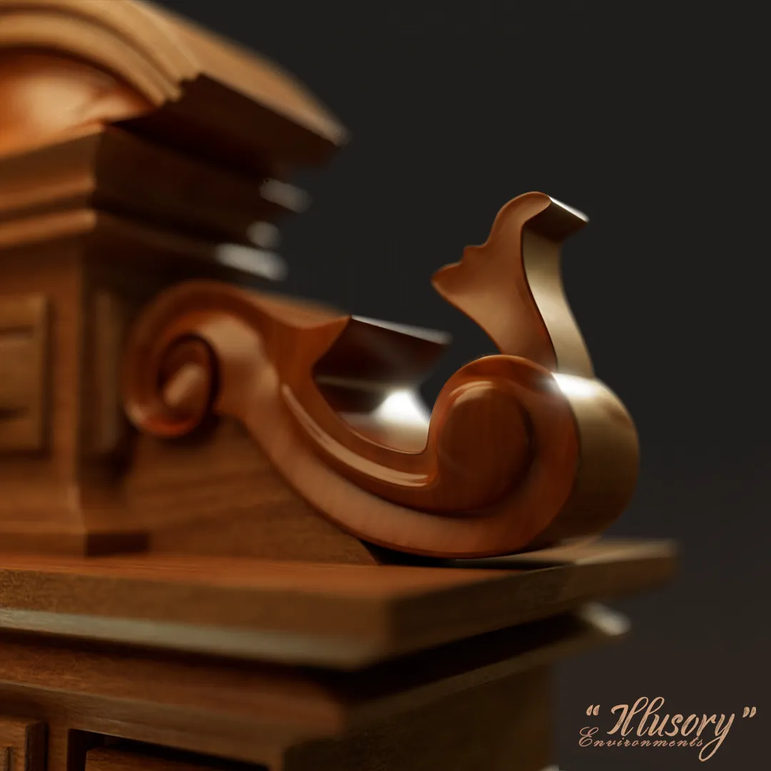 Victorian Clock, 3D · Prop · Victorian — image 3 of 4