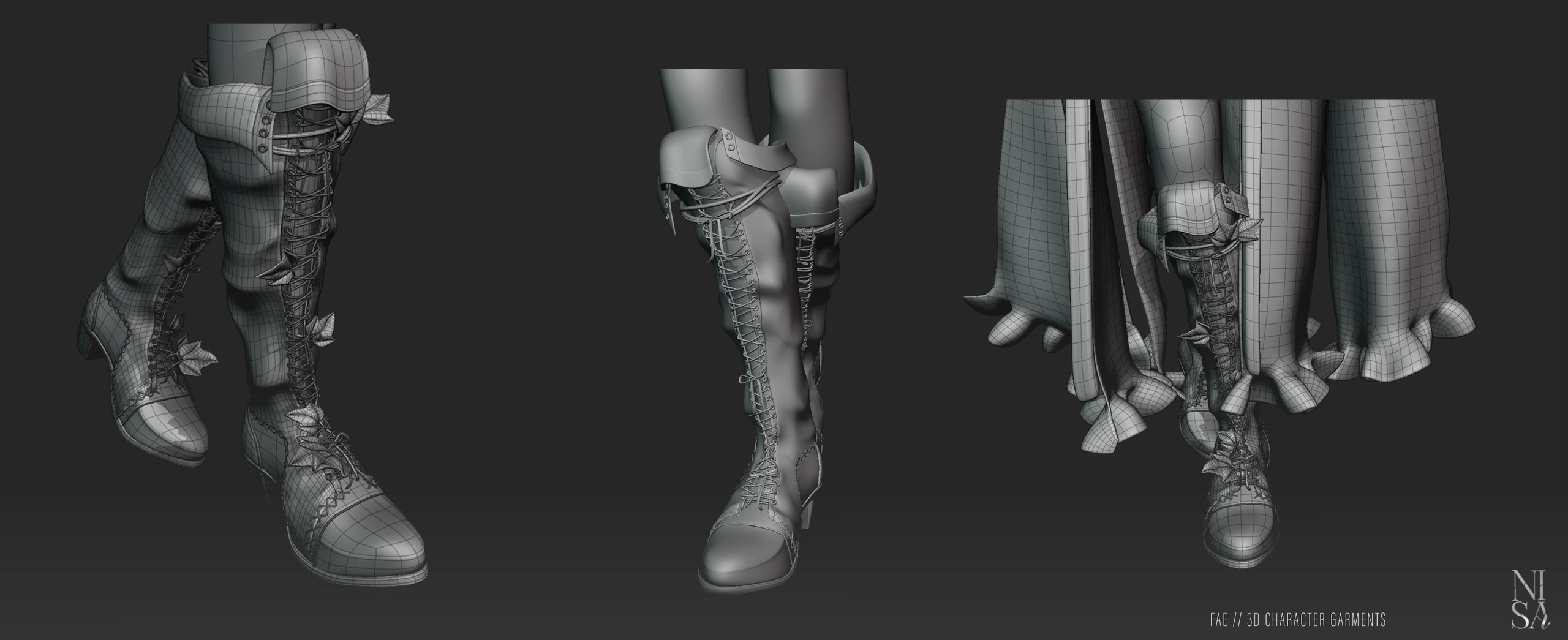 Witch Boots, Character prop · Footwear · Sculpt to texture — image 5 of 5