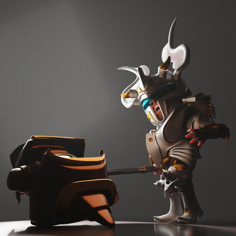 Chibi Knight — 3D · Character