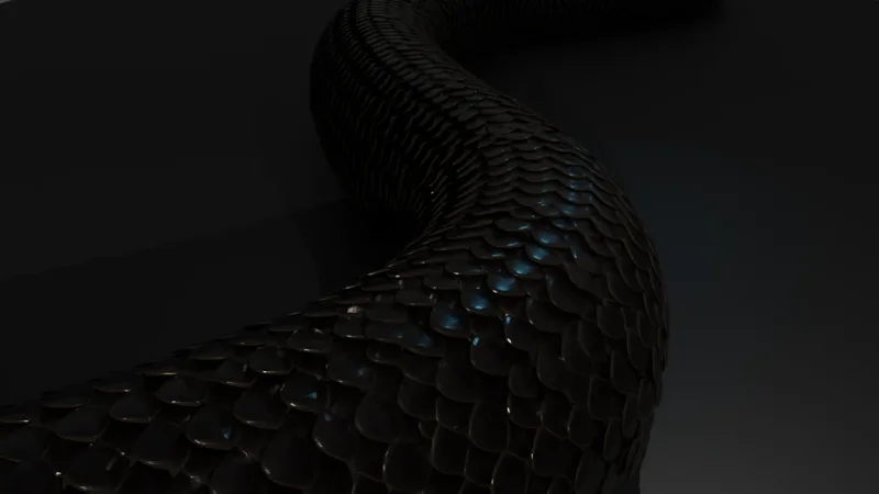 Serpent — Creature study · Scales · Surfacing