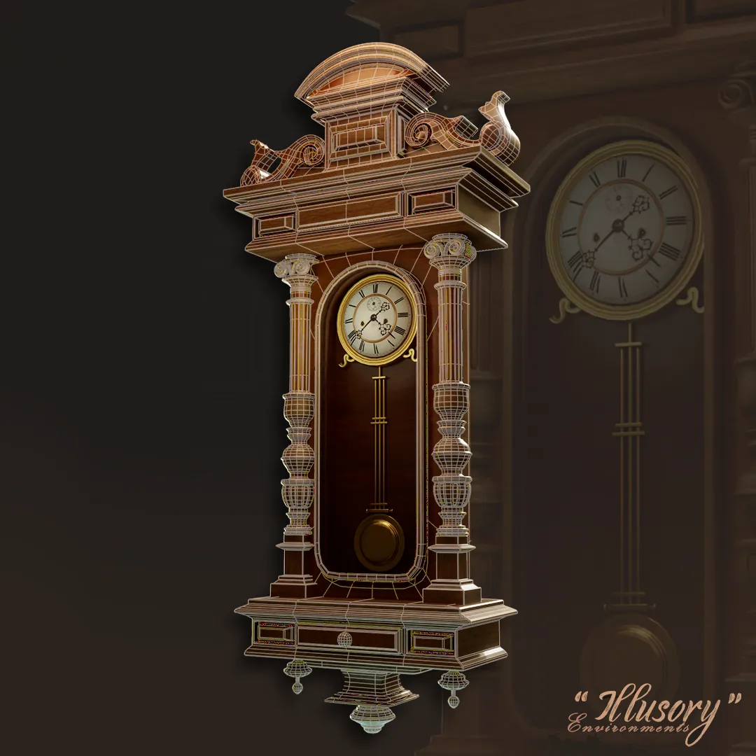 Victorian Clock — 3D · Prop · Victorian